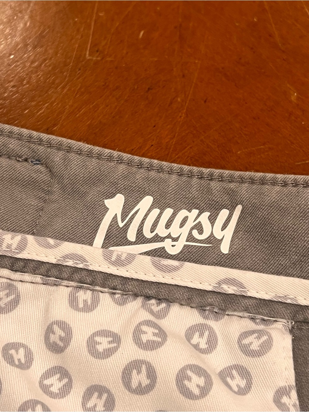 Mugsy Men’s Damens Classic 4-Way Stretch Chinos 34x32 Gray - Picture 9 of 16